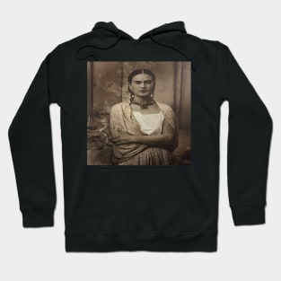 potrait of frida Hoodie